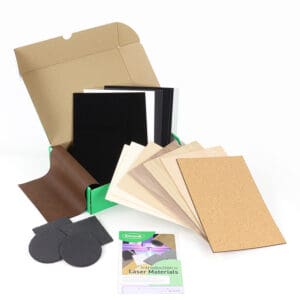 32206 large laser cutter engraver materials starter pack a4