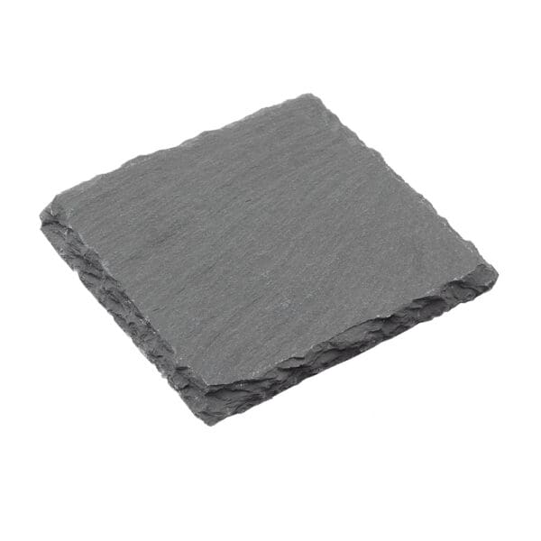 5511 large rough cut slate square shaped coasters