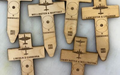 Honouring Remembrance Sunday: Wooden Laser-Cut Crosses Made with the BGL350